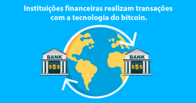 Instituições financeiras realizam transações com a tecnologia do bitcoin